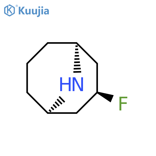 endo-3-fluoro-9-azabicyclo[3.3.1]nonane structure