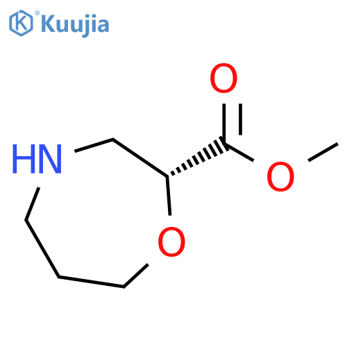 methyl (2R)-1,4-oxazepane-2-carboxylate structure