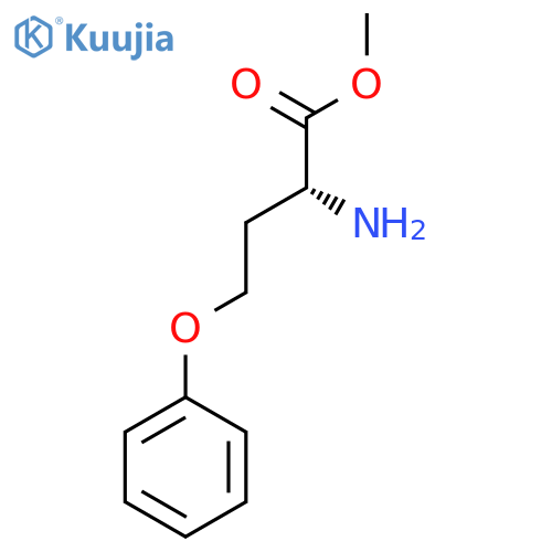 methyl (2R)-2-amino-4-phenoxybutanoate structure