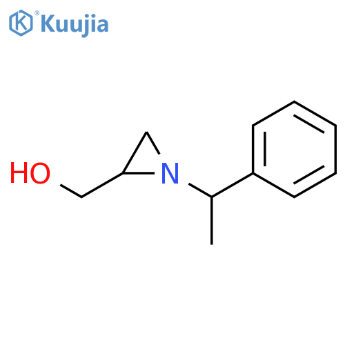 2-Aziridinemethanol, 1-[(1S)-1-phenylethyl]-, (2S)- structure