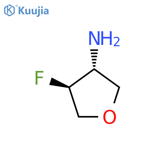 (3R,4S)-4-Fluorooxolan-3-amine structure