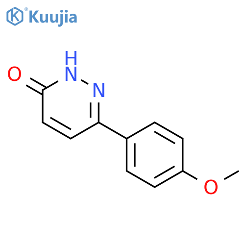 6-(4-methoxyphenyl)-2,3-dihydropyridazin-3-one structure