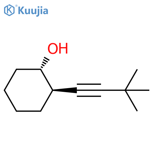 (1S,2R)-2-(3,3-dimethylbut-1-yn-1-yl)cyclohexan-1-ol structure