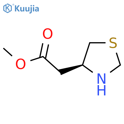 methyl 2-(4S)-1,3-thiazolidin-4-ylacetate structure