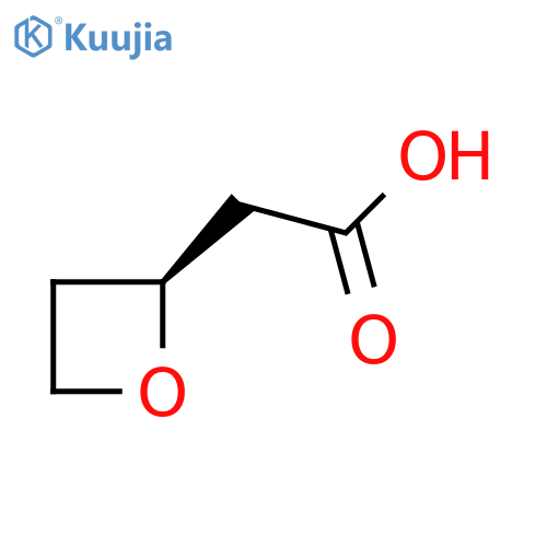 2-[(2S)-oxetan-2-yl]acetic acid structure