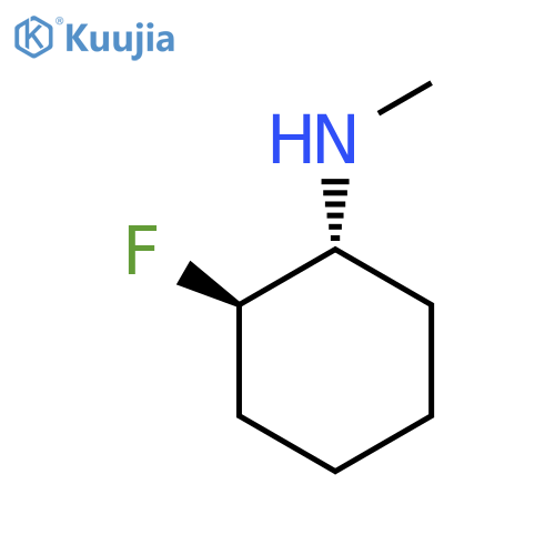 (1R,2R)-2-Fluoro-N-methylcyclohexan-1-amine structure