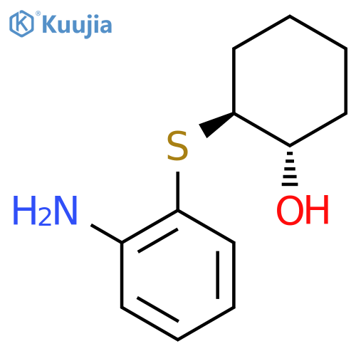 (1S,2S)-2-[(2-Aminophenyl)sulfanyl]cyclohexan-1-ol structure
