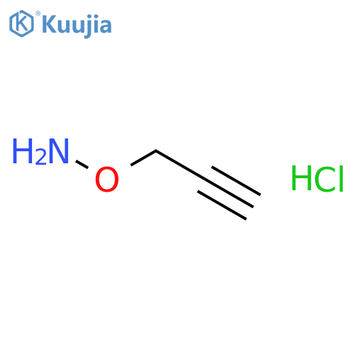 O-2-Propynylhydroxylamine hydrochloride structure