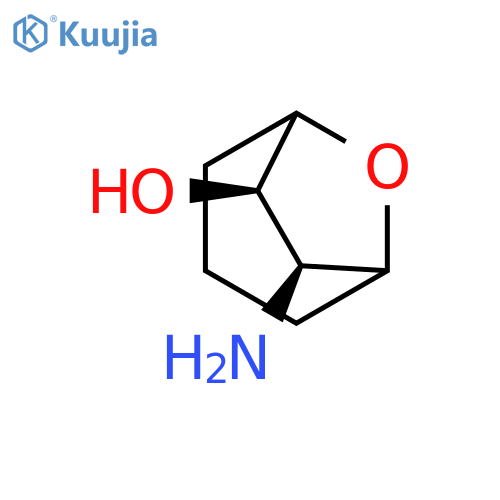 (6R,7S)-7-amino-8-oxabicyclo[3.2.1]octan-6-ol structure