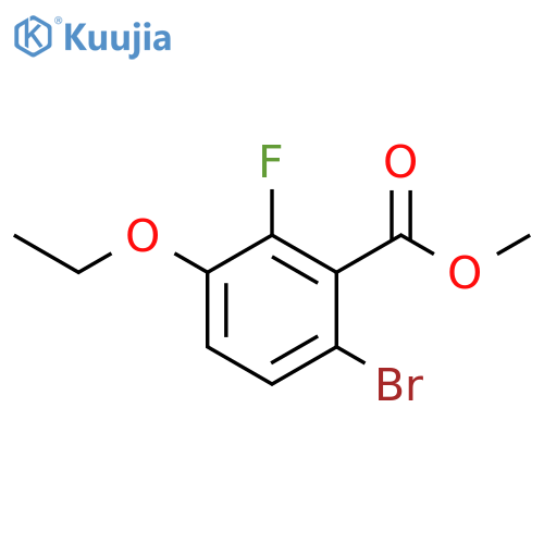 Methyl 6-bromo-3-ethoxy-2-fluorobenzoate structure