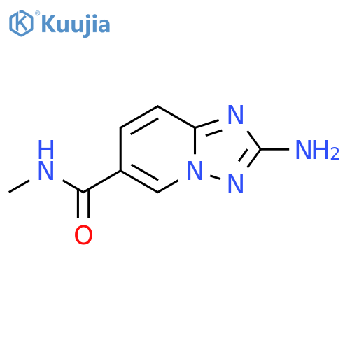 2-amino-N-methyl-1,2,4triazolo1,5-apyridine-6-carboxamide structure