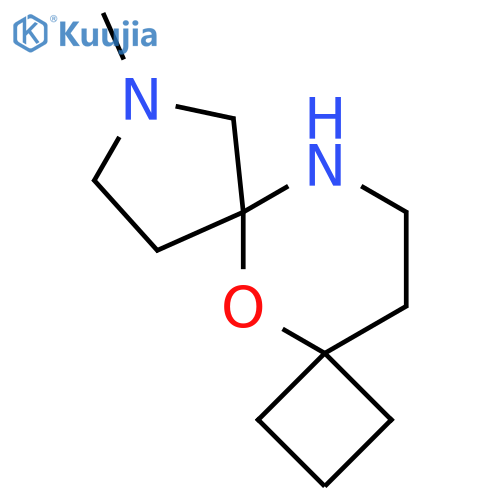 8-methyl-5-oxa-8,11-diazadispiro3.1.4^{6}.3^{4}tridecane structure