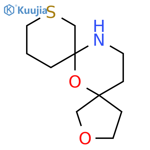 2,6-dioxa-9-thia-13-azadispiro4.1.5^{7}.3^{5}pentadecane structure
