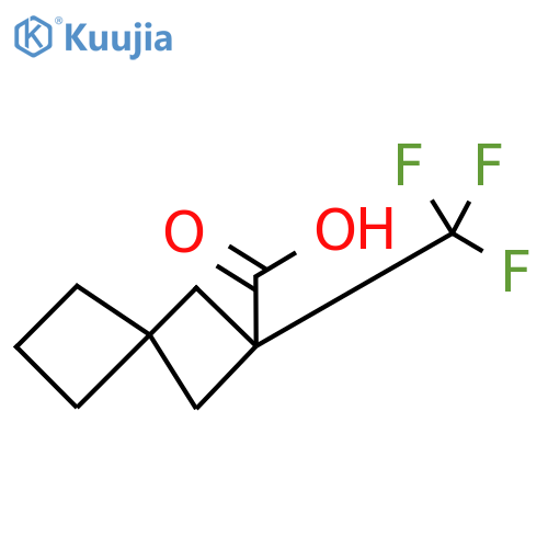 2-(trifluoromethyl)spiro3.3heptane-2-carboxylic acid structure