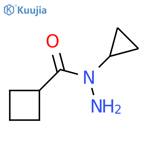 N-cyclopropylcyclobutanecarbohydrazide structure