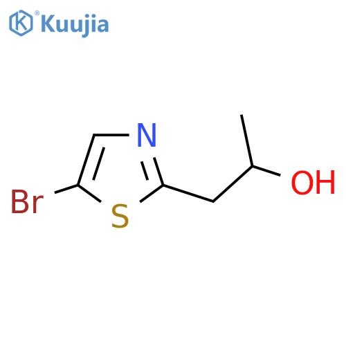 1-(5-bromo-1,3-thiazol-2-yl)propan-2-ol structure