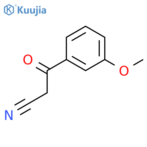 3-(3-Methoxyphenyl)-3-oxopropanenitrile structure