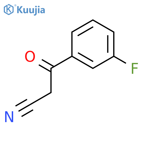 3-Fluorobenzoylacetonitrile structure