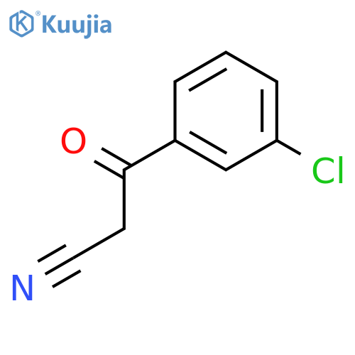 3-(3-chlorophenyl)-3-oxopropanenitrile structure