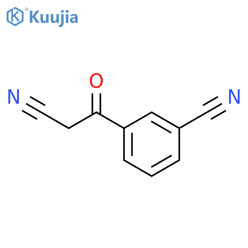 3-(2-Cyanoacetyl)benzonitrile structure