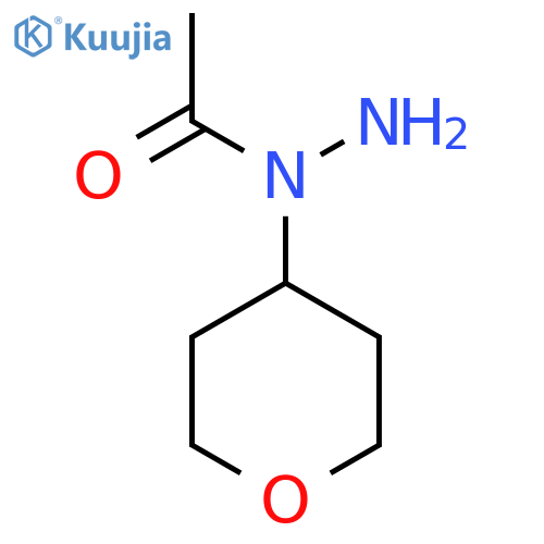 N-(oxan-4-yl)acetohydrazide structure