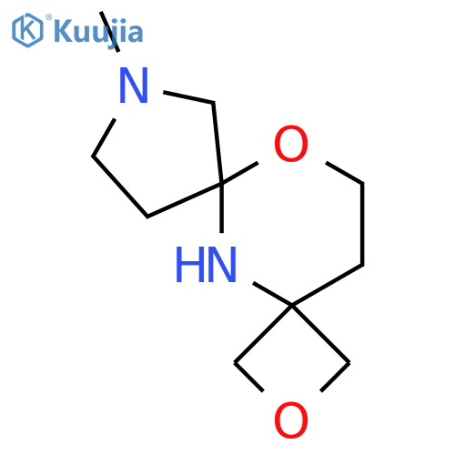 8-methyl-2,11-dioxa-5,8-diazadispiro3.1.4^{6}.3^{4}tridecane structure