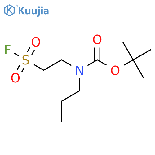 tert-butyl N-2-(fluorosulfonyl)ethyl-N-propylcarbamate structure