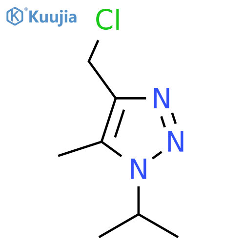 4-(chloromethyl)-5-methyl-1-(propan-2-yl)-1H-1,2,3-triazole structure