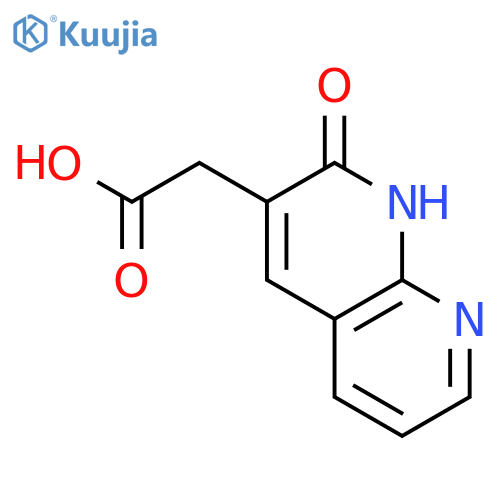 1,8-Naphthyridine-3-acetic acid, 1,2-dihydro-2-oxo- structure