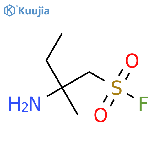 2-amino-2-methylbutane-1-sulfonyl fluoride structure