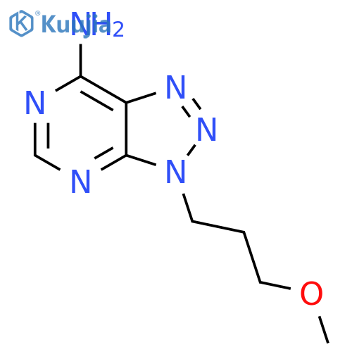 3-(3-methoxypropyl)-3H-1,2,3triazolo4,5-dpyrimidin-7-amine structure