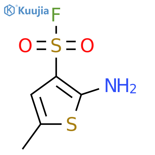 2-amino-5-methylthiophene-3-sulfonyl fluoride structure