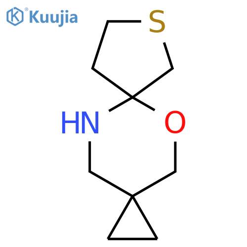 5-oxa-8-thia-11-azadispiro2.2.4^{6}.2^{3}dodecane structure