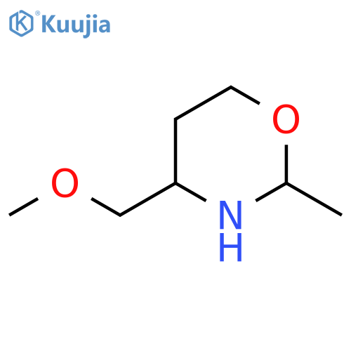 4-(methoxymethyl)-2-methyl-1,3-oxazinane structure