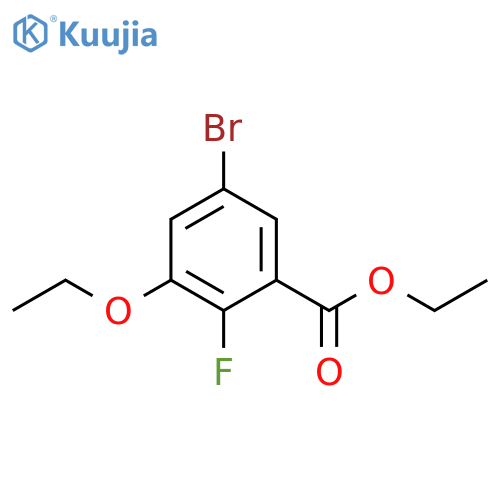 Ethyl 5-bromo-3-ethoxy-2-fluorobenzoate structure