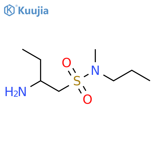 2-amino-N-methyl-N-propylbutane-1-sulfonamide structure
