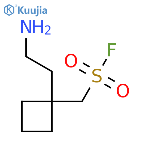 1-(2-aminoethyl)cyclobutylmethanesulfonyl fluoride structure