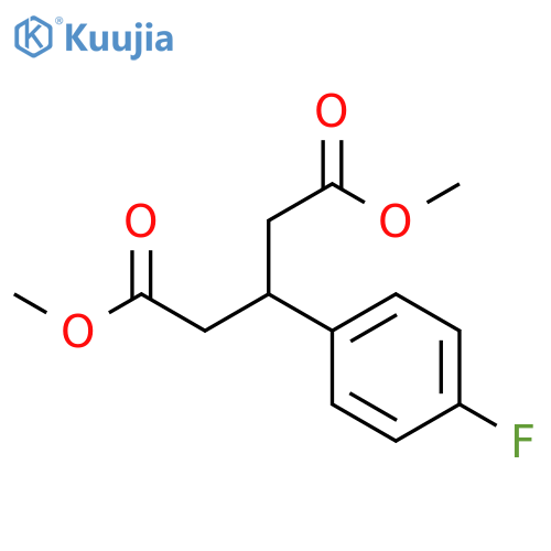 Dimethyl 3-(4-fluorophenyl)pentanedioate structure