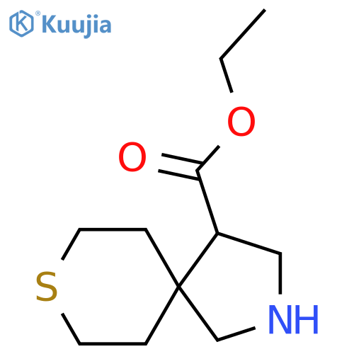 ethyl 8-thia-2-azaspiro4.5decane-4-carboxylate structure