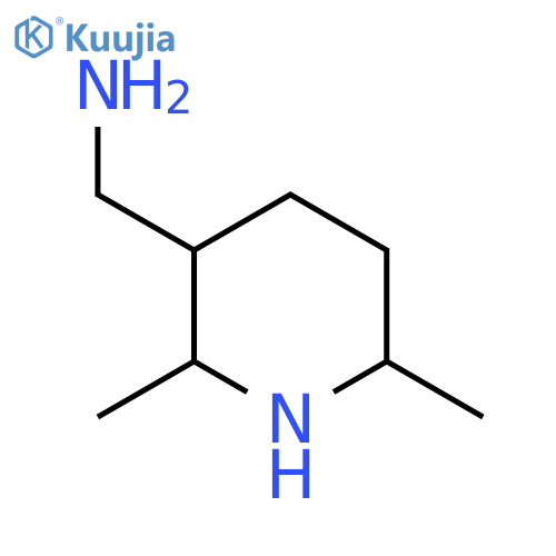 (2,6-dimethylpiperidin-3-yl)methanamine structure