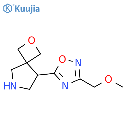 8-3-(methoxymethyl)-1,2,4-oxadiazol-5-yl-2-oxa-6-azaspiro3.4octane structure