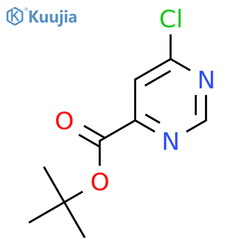 tert-Butyl 6-chloropyrimidine-4-carboxylate structure