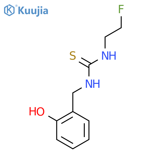 3-(2-fluoroethyl)-1-(2-hydroxyphenyl)methylthiourea structure