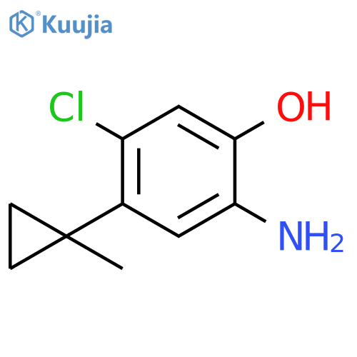 2-amino-5-chloro-4-(1-methylcyclopropyl)phenol structure