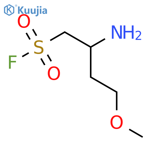2-amino-4-methoxybutane-1-sulfonyl fluoride structure