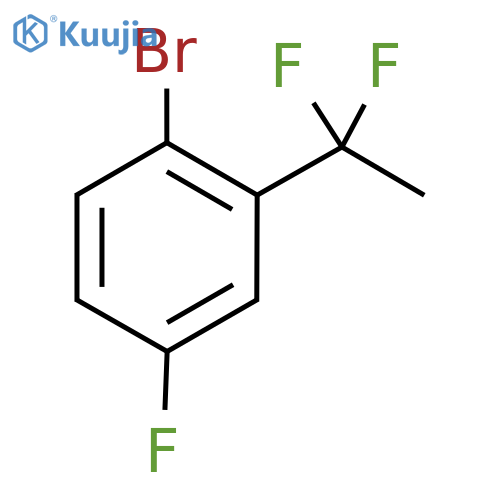 1-Bromo-2-(1,1-difluoroethyl)-4-fluorobenzene structure