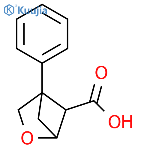 2-Oxabicyclo[2.1.1]hexane-5-carboxylic acid, 4-phenyl- structure
