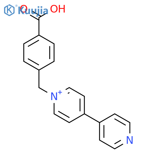 4,​4'-​Bipyridinium, 1-​[(4-​carboxyphenyl)​methyl]​- structure