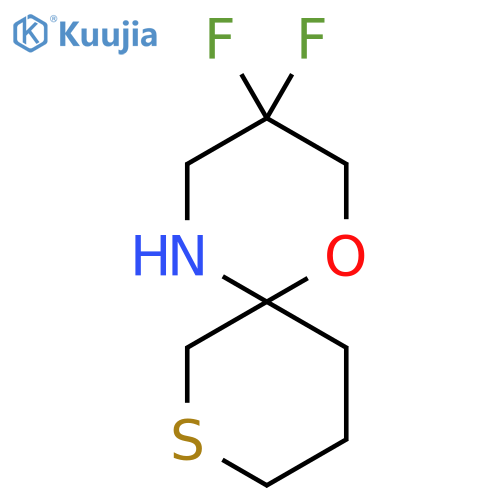 3,3-difluoro-1-oxa-8-thia-5-azaspiro5.5undecane structure