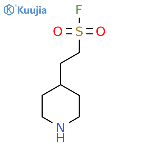 2-(piperidin-4-yl)ethane-1-sulfonyl fluoride structure